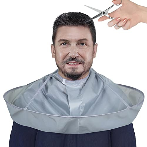 Capa de Peluquería Plegable para Barberías - Bata Tipo Paraguas de 60 cm para Salón de Corte de Pelo para Adultos