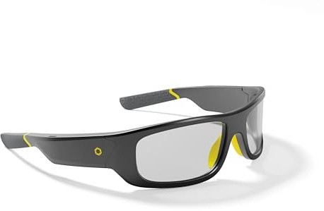 Lucyd Armor Smart-Sicherheitsbrille, TR90-Rahmen, lichtadaptive Gläser, Open-Ear-Lautsprecher & Mikrofon – ANSI Z87.1