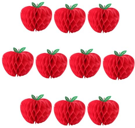 COLLBATH 30 Stück 10 cm Wabenpapier-fächer Papierform Sicherer Wandbehang Für Heimdekorationen