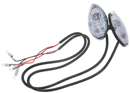 Intermitentes de Motocicleta LED 2 Piezas Abs Alta Visibilidad