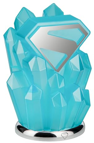 Superman Fortress of Solitude Light, Officially Licensed DC Comics RGB LED Lamp with Remote, Sound Reactive, Color Changing, USB Powered Collectible Room Décor for Superhero Fans | Paladone