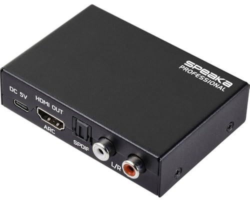 SpeaKa Professional Audio Extractor SP-HDA-190 [HDMI - HDMI] 3840 x 2160 Pixel