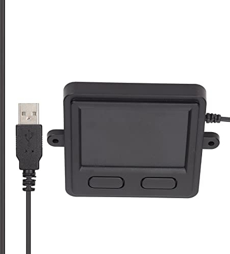 Cosiki Trackpad Compacto USB 2 Botones Computadora Touch Pad para Computadoras Portátiles de Escritorio, Mouse Touchpad Portátil para Uso Comercial de Propósito General