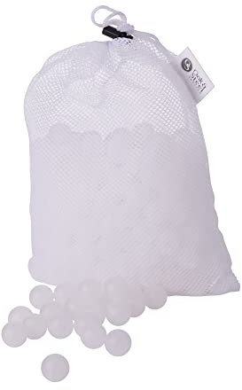 Oak & Steel - 275 Boules de Cuisson Sous Vide Premium 20 mm, Boules Sous Vide avec Filet - Réutilisables & 100% sans BPA - Bain-marie, Anova Joule, Conteneur Sous Vide