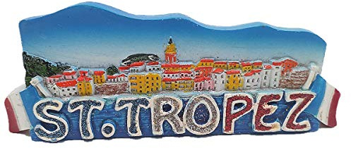 St. Tropez Riviera Frankreich-Kühlschrankmagnet, Reise-Souvenir, Geschenk, Heim- und Küchendekoration, magnetischer Aufkleber, St.Tropez Riviera Kühlschrankmagnet-Kollektion
