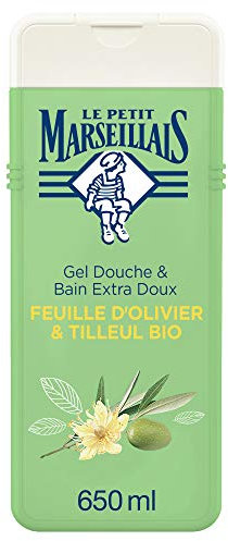 Le Petit Marseillais Extra Gentle Dusch- & Badegel Olivenblatt & Limette Organic 650 ml