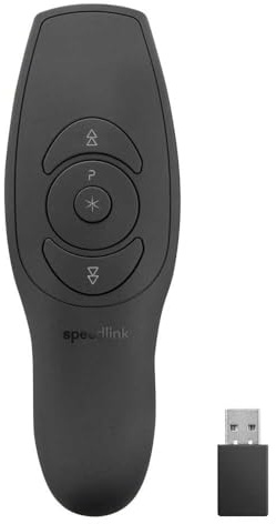 Speedlink ACUTE PURE Presenter – mit integriertem Laserpointer, kabellos, schwarz