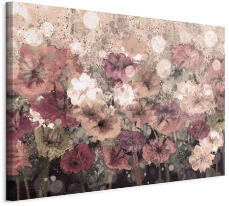 B&D XXL - Akustikbild Garten Natur bunt, Schallschutz, Wohnzimmer, Büro | Verbessert Raumakustik, reduziert Hall, ideal fürs Büro oder Wohnzimmer, hochwertige Verarbeitung, schnelle Montage, stilvoll