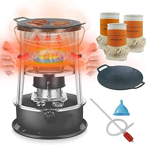Stufa A Petrolio Per Interni Senza Elettricità Stufa A Petrolio Stufa, Stufa A Petrolio Portatile Per Interni, Riscaldatore Con Protezione Automatica Da Incendio E Caduta B,1