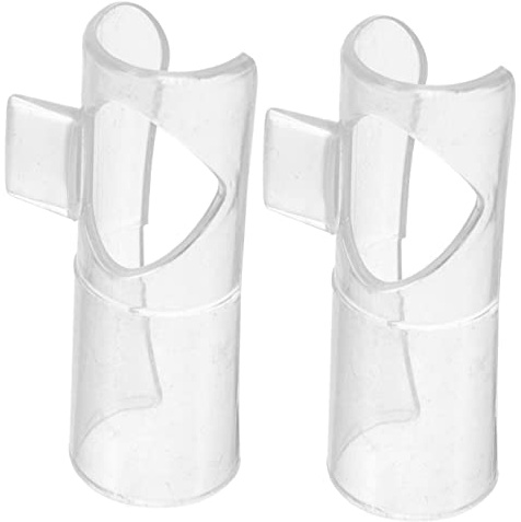 Milisten Flute Blow Aid Replacement 2 Pcs Lightweight Flute Mouthpiece Accessories for Beginner Players Woodwind Instrument Practice and Performance