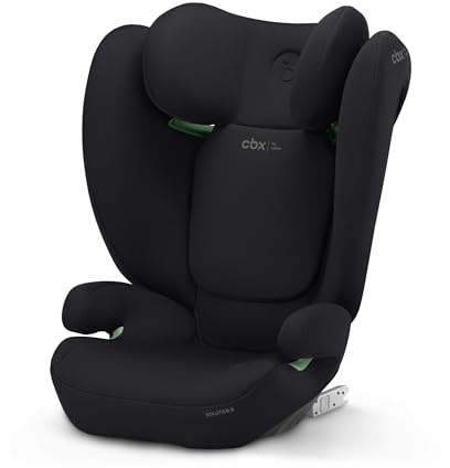 CBX by CYBEX Autositz Solution B i-Fix, ISOFIX, 15-50kg, Schwarz | ISOFIX, ab ca. 15 bis 50 kg, ab ca. 3 bis 12 Jahre, integrierter Seitenaufprallschutz, 12-fach höhenverstellbare Kopfstütze