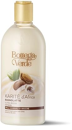 Bottega Verde - Afrika Sheabohner - Ultra reichhaltige Milchbadewannen (400 ml) - normale oder trockene Haut