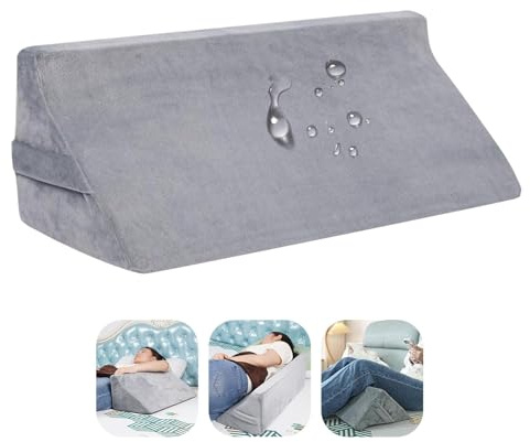 Bed Wedge Pillow for Sleeping & Post Surgery Recovery - Waterproof Positioning Wedge Pillows for Back,Hip & Leg Pain Relief, bed sore Support,Ideal for Side Sleepers,Seniors &Bedridden Patients 23.6