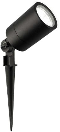 Ledvion Gartenstrahler mit Erdspieß IP65 1W 6500K GU10 dimmbar | Fuer Garten Terrasse Einfahrt Wege Beete und dekorative Aussenbeleuchtung