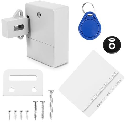 Happysnow Unsichtbare Versteckte RFID Freie Öffnung Intelligentes Sensorschrankschloss Schließfach Kleiderschrank Schuhschrank Schubladen Türschloss Elektronisches Dunkles Schloss