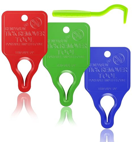 Tick Remover Tool with Tick Removal Tweezers Set for Pets and Humans