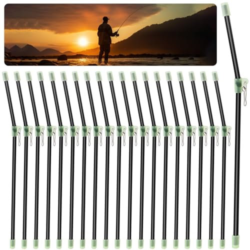 QHSXMQ Angelzubehör, 30 Fishing Anti Tangle Boom mit Wirbel, Anti Boom Mit Wirbel Angeln Zubehörröhrchen Feeder zubehör Angel Zubehör Fishing Anti-Tangle Boom Sleeves Set, Verheddern Verhindern