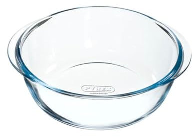 PYREX PREPWARE - Plat rond en verre 20 cm -1,1 l