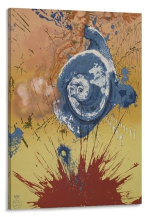 Salvador Dali Gemälde, Morgendämmerung, Kunstposter, Wandkunst, Gemälde, Leinwanddrucke, Dekor-Poster, Kunstwerke, 30 x 45 cm