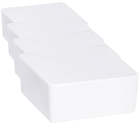 WENKO Nachfüller Raumentfeuchter Mod. Cube mit Orangenduft, 1000 g Nachfüllpack, reduziert Schimmel & Gerüche, 1 kg Granulatblock (Packung mit 4)