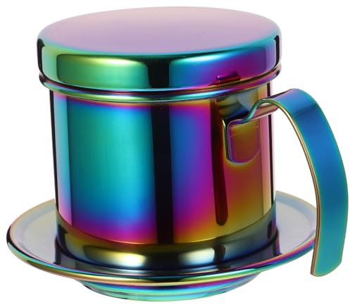 Mikinona Filtro De Cafetera De Goteo Gotero Metálico Embudo Para Taza Herramienta Para Hogar y Oficina