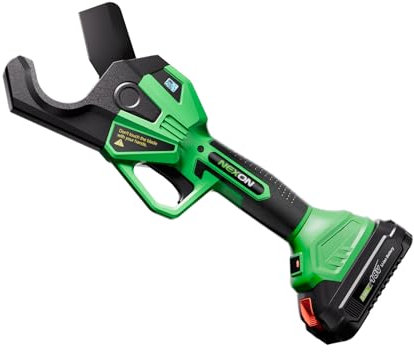 NEXON Electric PVC Pipe Cutter, Cuts up to1-1/2,18V Cordless Ratcheting Pipe Shear with LCD Display & Rechargeable Battery, Plastic Pipe Cutter, PEX Pipe Cutter, PVC Cutter Tool, PVC Ratchet Cutter