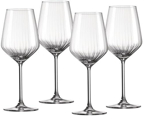 Ritzenhoff & Breker Weissweingläser-Set Jive, 4-teilig, Klar, 8 cm x 21.5 cm
