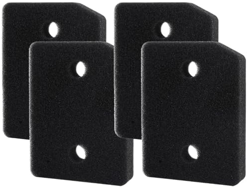 Foam Filter, Compatible With Miele T1 Heat Pump Tumble Dryers TMB540WP TKS850WP TKG840WP TKS650WP TKB150WP TKG450WP Parts(4PCS)