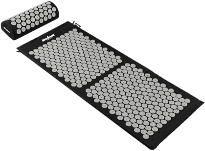 Rebel Electro Juego de colchoneta de acupresión de Salud con púas 110 x 42 cm RBA-6010-BK
