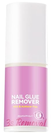 Rimuovi Colla Per Unghie Finte - Spray Rimozione Smalto Semipermanente 20ml | Spray Per Rimuovere La Colla Ad Azione Rapida - Utilizzo Quotidiano Casa e Salon per Principianti e Professionisti