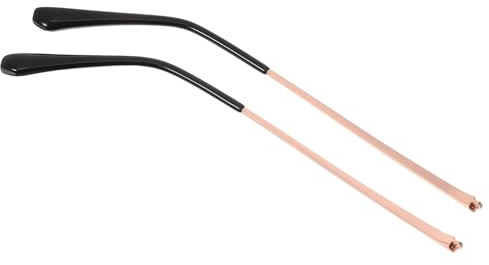 Brillenarm 1 Paar 8mm Cupronickel Kunststoff Ersatzbügel | Einzahn Design, für Brillengestelle und Sonnenbrillen, Zubehör für Reparatur und Austausch