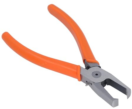 Fafeims 90-Grad-Drahtschneider, Robust, CRV, Tragbar, 10 Mm, Gebogene Spitzzange für Präzises Schneiden von Elektronik, Ideal für die Schmuckverarbeitung