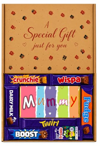 Sweetie Gift Mummy Chocolate Hamper – Letterbox Friendly Chocolate Gift Box for Her – Perfect for Christmas, Birthday, Thank You, Get Well Soon, or Just Because – Sweet Treats Selection for Mummy