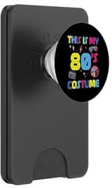 Costume rétro « This is My 80s » de Boombox Rubiks pour Hommes, Femmes, Enfants PopSockets PopWallet pour MagSafe