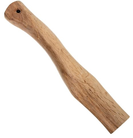 HOMSFOU Manico in Legno Naturale per – Maniglia di Ricambio Resistente per Utensili Manuali da Giardinaggio – Sostituzione Manico Adatta per Assi da Spacco Legna e Uso Esterno