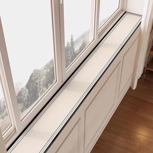Protezione per davanzale Finestra, Larghezza 10, 15, 20, 25 o 30 cm, Copertura Impermeabile in PVC per davanzale Finestra, Tappetino di Ricambio ritagliabile per finestre per la de
