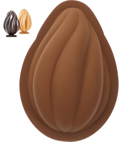 Gadpiparty Molde de Silicona para Huevos de Pascua Molde Chocolate Flexible Resistente para Bizcochos y Tartas Artesanal Decorativo