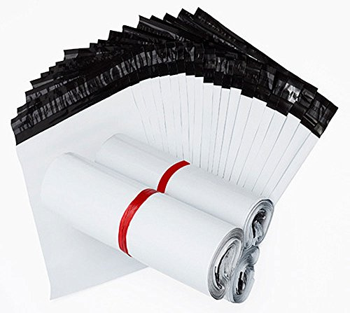 Sinoba Versandtaschen Versandbeutel blickdicht 100 Stück | 35x45 cm | Blickdichte Versandtüten und Plastik Beutel mit selbstklebendem Verschluss. Reißfest und wasserabweisend