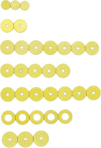 27 Tampons Soundman® pour Flûte Traversière - Lot Universel - Baudruche Jaune - 27 pièces