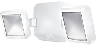 LEDVANCE LED Wand- und Deckenleuchte, Leuchte für Außenanwendungen, Kaltweiß, Battery LED Spotlight Double, 4058075227408, Weiss