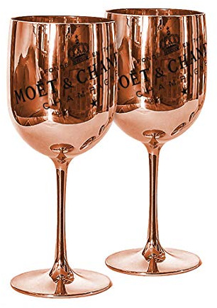 Moët & Chandon Ice Imperial Champagnergläser, Kunststoff, Acryl rose gold
