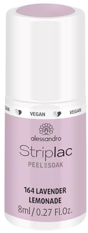 alessandro Striplac UV-Nagellack Lavender Lemonade – Schonend und langanhaltend – Einfache Entfernung dank Peel-Off-Technologie – Vegan und tierversuchsfrei – 8 ml