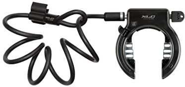 XLC Rahmenschloss Fantomas II LO-F02 - Leichter Diebstahlschutz für dein Fahrrad, Schwarz