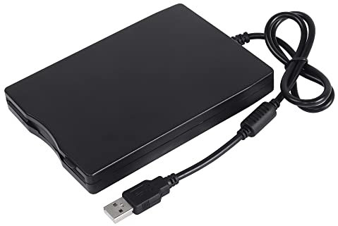 CERRXIAN USB Floppy Disk,Portable 3.5inch USB External 1.44 MB FDD Floppy Disk Drive,for PC Windows98 SE Windows XP