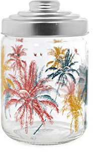 H&H Indian Summer Barattolo in Vetro con Tappo in Alluminio, 800cc