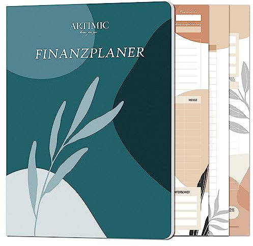 BIROYAL Budget Planer, Budgetbuch 96 Seiten Finanzplaner inkl. Monatliches Budget, Ausgaben Tracker, Einsparungs-, Einkommen-, Budget Buch zur Kontrolle Ihres Geldes, Undatiert (148x210mm)