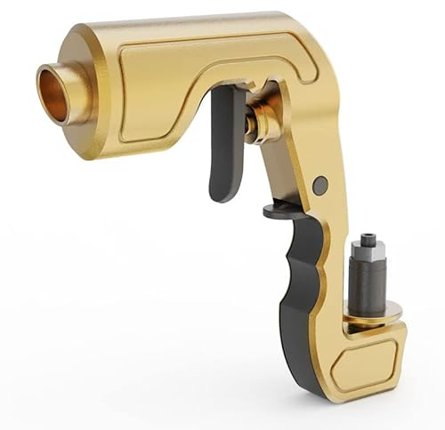Funthy Tire-Bouchon, Pistolet Pulvérisateur À Champagne Réglable, Pistolet À Bière avec Une Distance De Tir Plus Longue, Pulvérisé sous Pression d'air, Pistolet À Champagne pour Fête-Doré