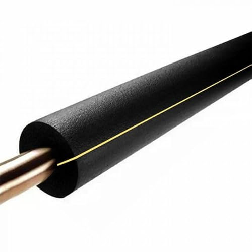 Rori Selbstklebende Rohrisolierung 2M lang - 9mm dick - Ø22mm - Schaumstoff selbstklebend Schlauch Rohrisolierung für Outdoor - Isolierung für Heizung und Sanitär