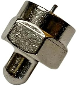 Koaxialkabel-Endabschlusskappen, 75 Ohm, F-Typ für Anschlüsse an Splitter, Wandplatten, Sattelite, Antenne (10er-Pack)
