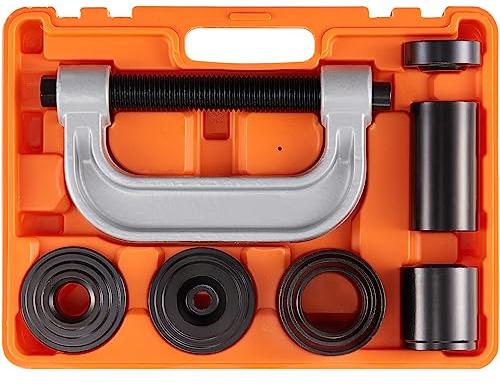 VEVOR Extracteur de Joint à Rotule 21PCS Arrache Rotules en Acier avec Adaptateurs Multi-Tailles Kit de Démontage et Montage Joints à Rotules Joint en U Goupille d'ancrage de Frein Véhicules 2WD 4WD
